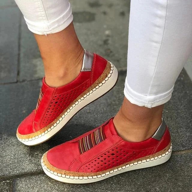 Women's Breathable Slip-On Bunion Corrector Sneakers with Arch Support