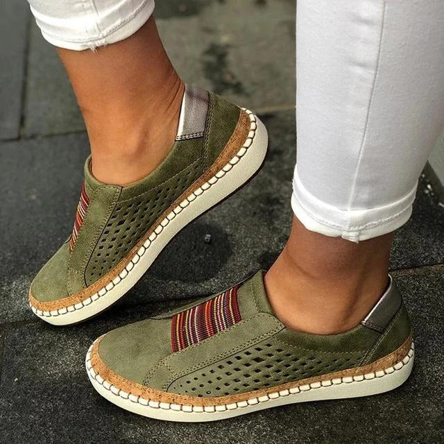 Women's Breathable Slip-On Bunion Corrector Sneakers with Arch Support