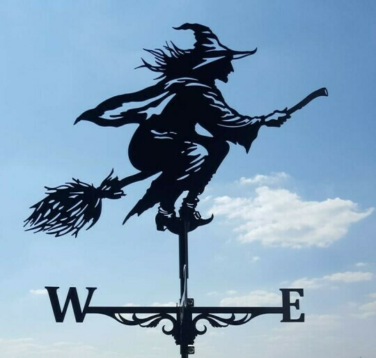 Metal Animal Silhouette Weathervane for Garden and Roof