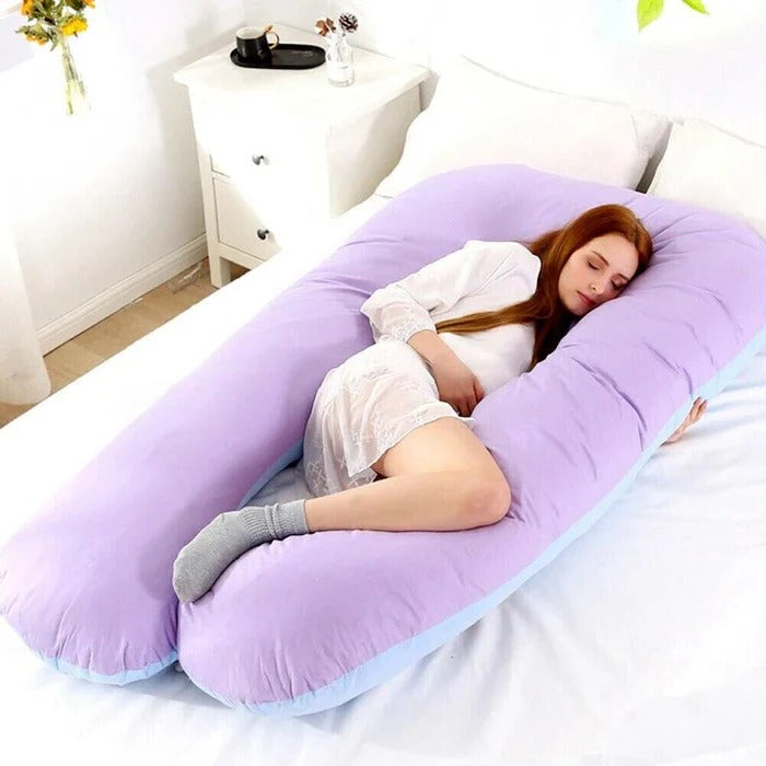 U-Shaped Full Support Body Pillow with Adjustable Memory Foam Fill