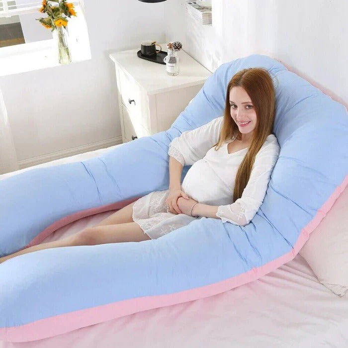 U-Shaped Full Support Body Pillow with Adjustable Memory Foam Fill