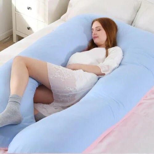 U-Shaped Full Support Body Pillow with Adjustable Memory Foam Fill