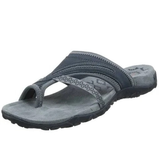 Orthopedic Cross Strap Sandals for Women with Arch Support