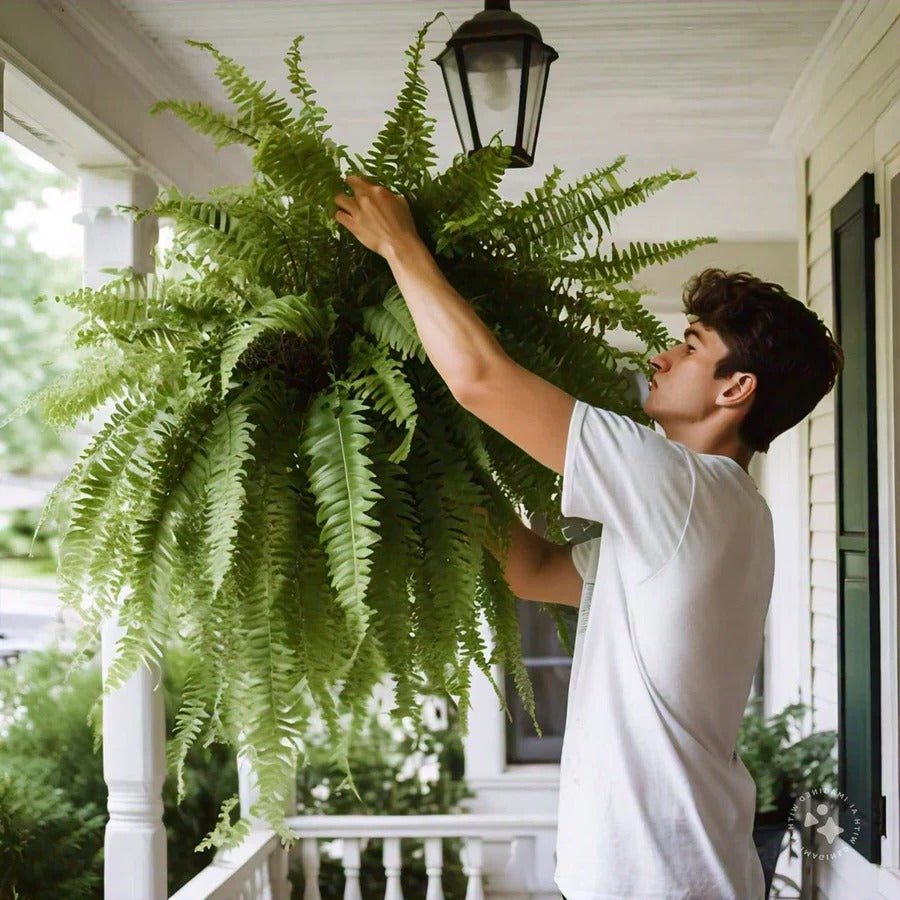 UV Resistant Lifelike Outdoor Boston Fern Plant