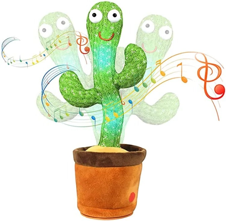 Sound-Reacting Interactive Dancing Cactus Toy for Toddlers