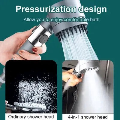 High-Pressure Showerhead with Multi-Layer Filtration