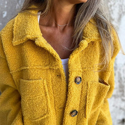 AUBREY - Cozy Button-Up Jacket