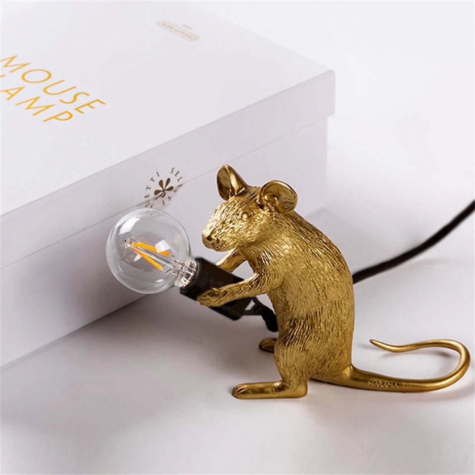 Animal Figurine LED Table Lamp with Warm Light