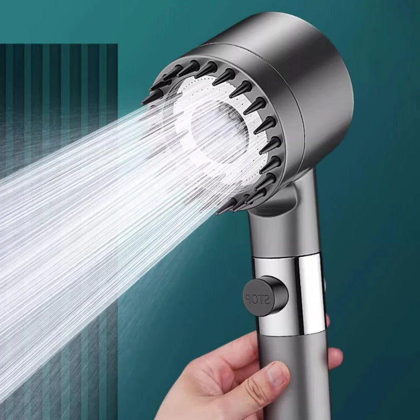 High-Pressure Showerhead with Multi-Layer Filtration
