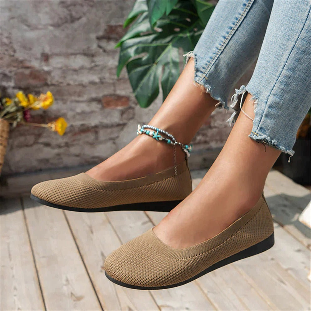 Orthopedic Slip-On Shoes with 360° Arch Support and Memory Foam Insoles