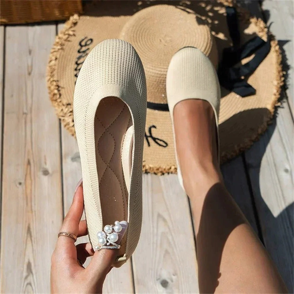 Orthopedic Slip-On Shoes with 360° Arch Support and Memory Foam Insoles