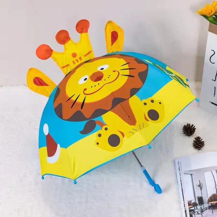 Kids Rainbow Umbrella with Easy Open Mechanism