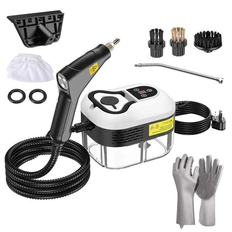 2500W High Pressure Steam Cleaner with 5 Brush Heads
