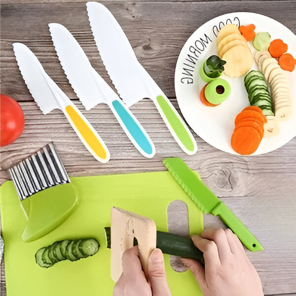 Kids 13-Piece Cooking Tool Set for Early Kitchen Skills