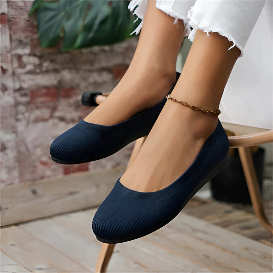 Orthopedic Slip-On Shoes with 360° Arch Support and Memory Foam Insoles