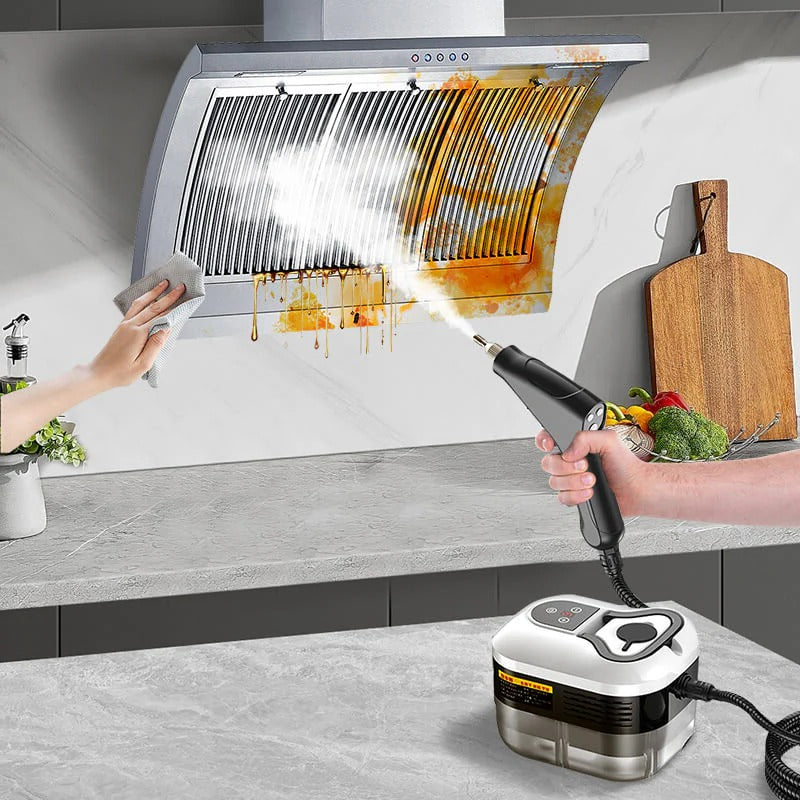 2500W High Pressure Steam Cleaner with 5 Brush Heads