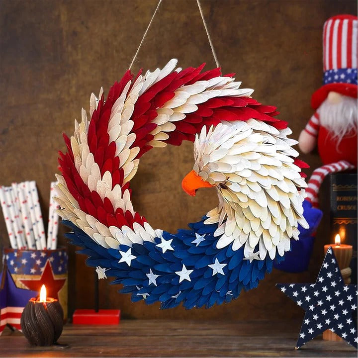 Eagle Wreath for Easter and Independence Day Decor
