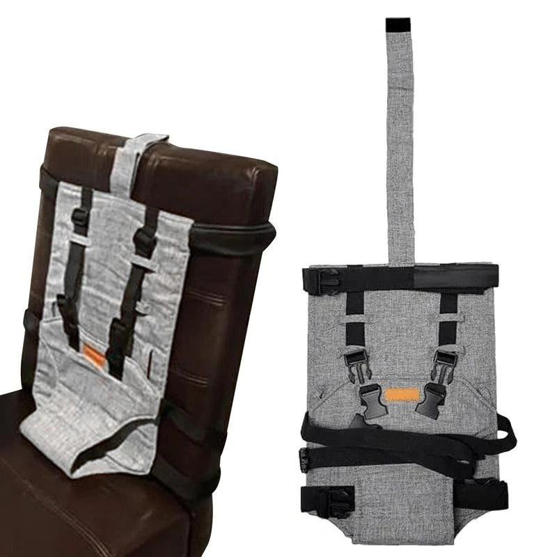 Compact Foldable Travel High Chair with Adjustable Harness