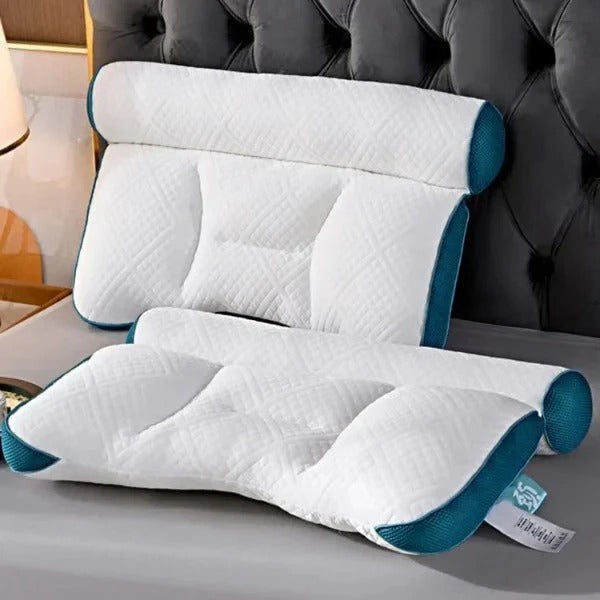 Ergonomic Goose Down Pillow for Neck and Spine Support