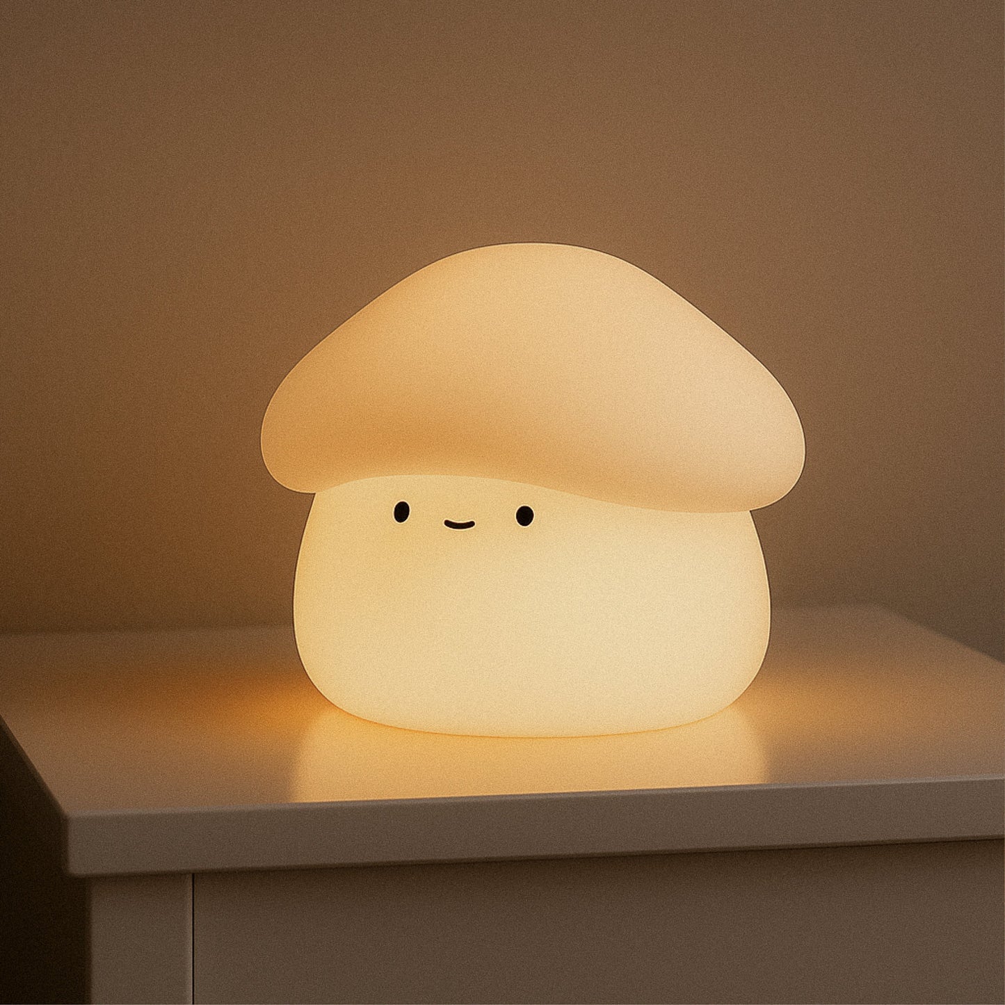 Soft Silicone Mushroom Night Light for Kids