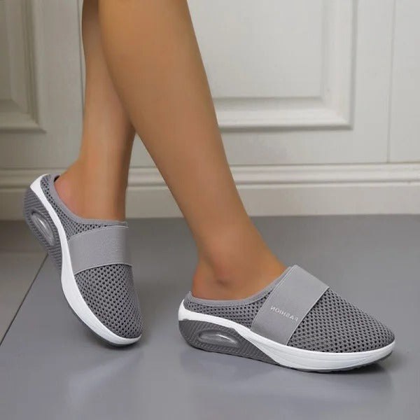 Orthopedic Wedge Sandals with Shock-Absorbing Sole