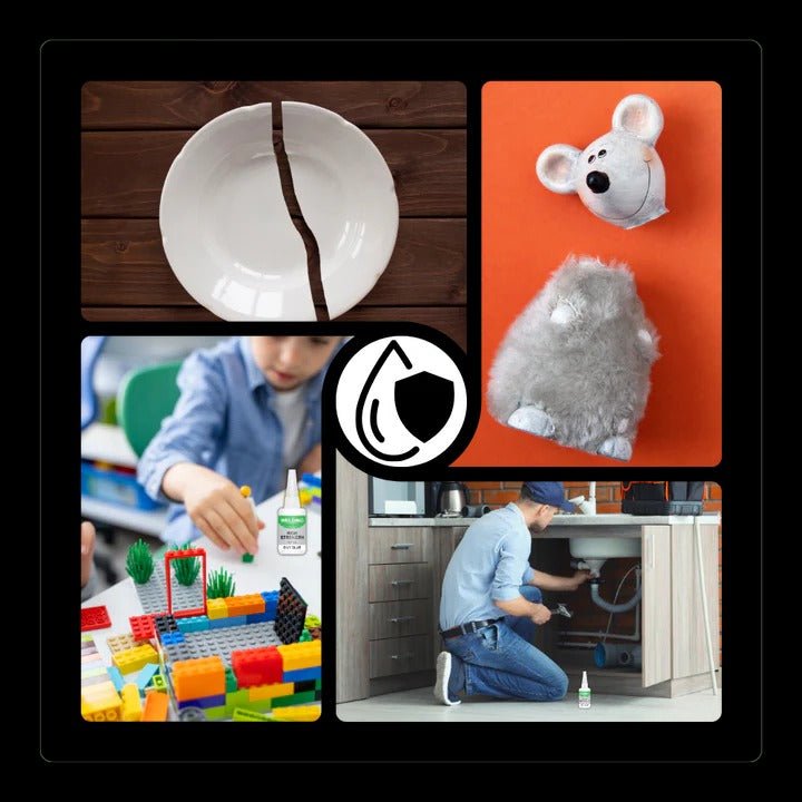 High-Strength Oily Glue for Metal, Plastic, and More