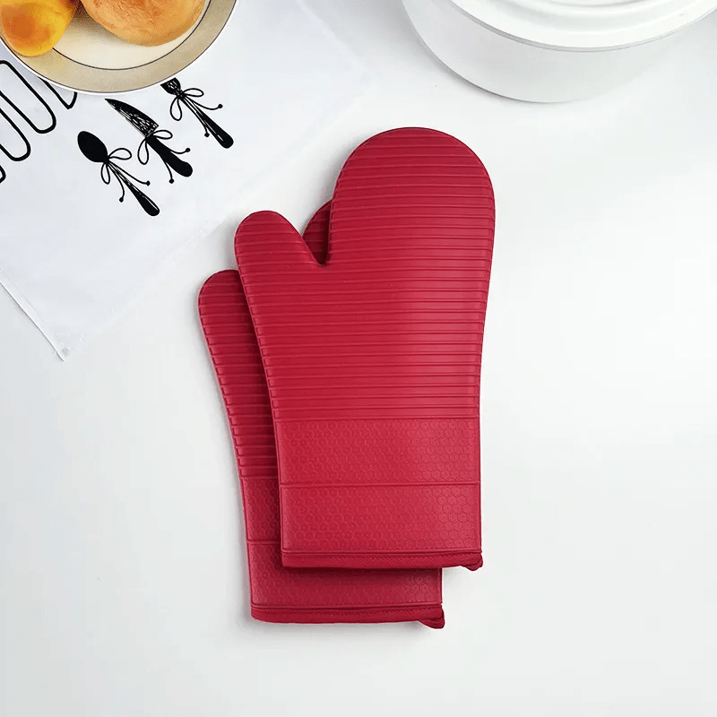 Non-Slip Heat-Resistant Silicone Oven Gloves