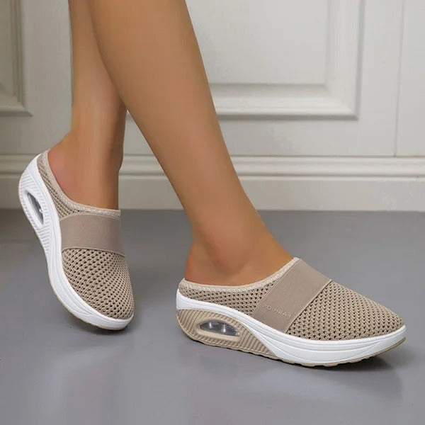 Orthopedic Wedge Sandals with Shock-Absorbing Sole