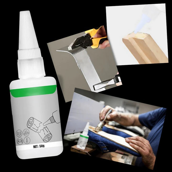 High-Strength Oily Glue for Metal, Plastic, and More