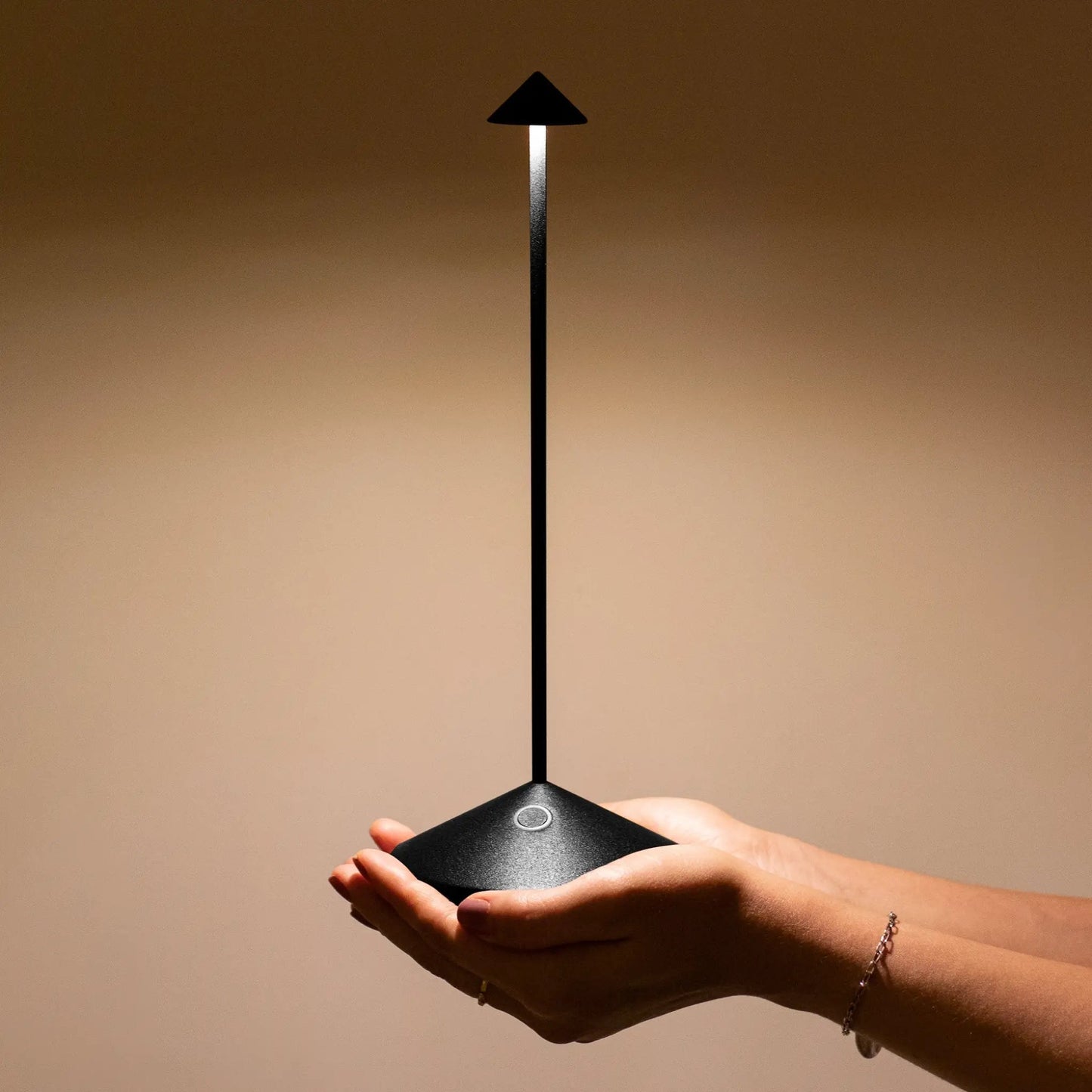 Dimmable Portable LED Table Lamp - Weatherproof & Rechargeable