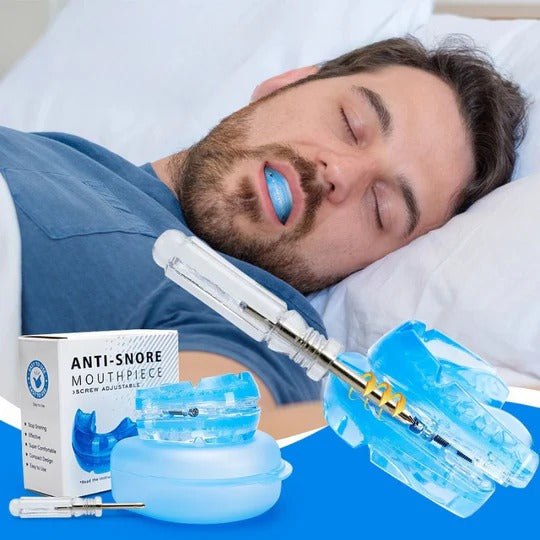 Adjustable BPA-Free Anti-Snore Mouthpiece for Jaw Alignment