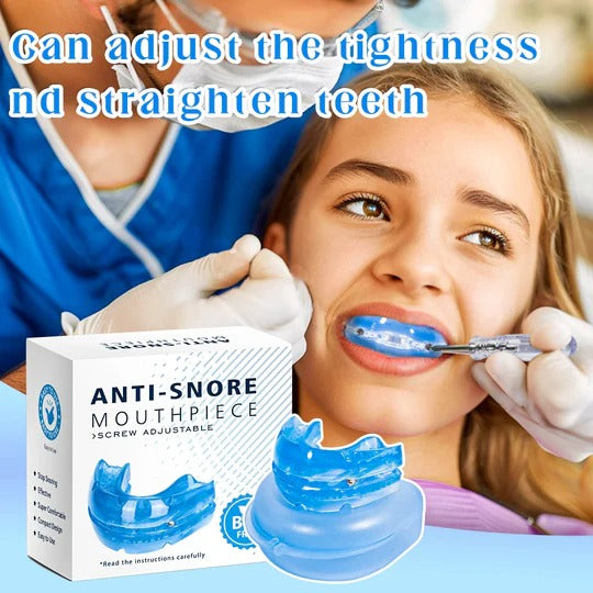 Adjustable BPA-Free Anti-Snore Mouthpiece for Jaw Alignment