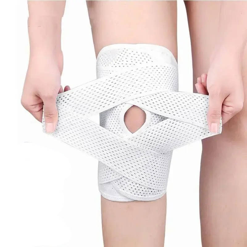 Adjustable Knee Brace with Side Stabilizers for Meniscus Tear and ACL Support