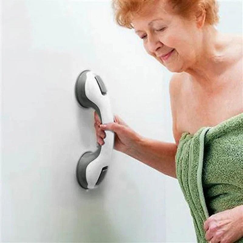 Suction Cup Bathroom Grab Bar for Safety and Stability