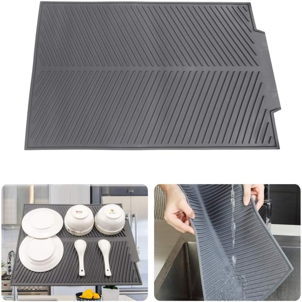 Silicone Dish Drying Mat with Non-Slip Surface