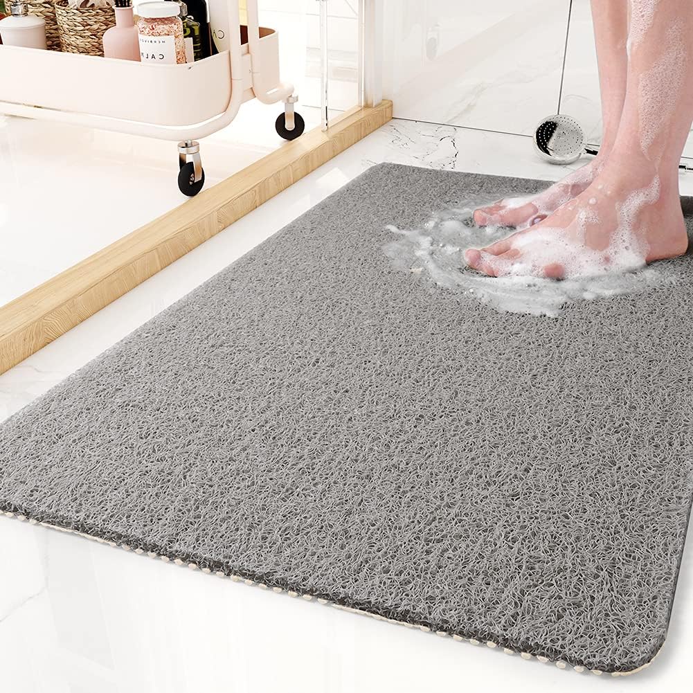 Non-Slip Microban Shower Mat with Soft Texture