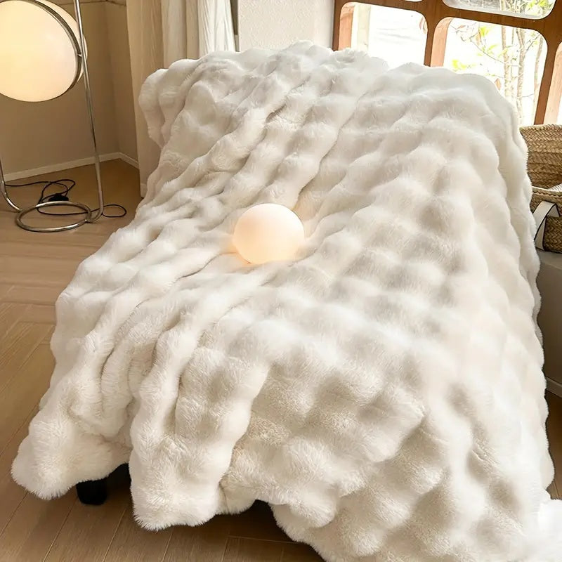 Luxury Soft Faux Fur Throw Blanket