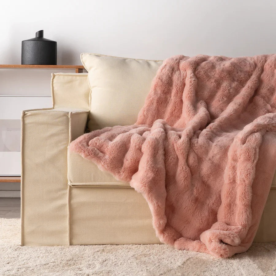 Luxury Soft Faux Fur Throw Blanket