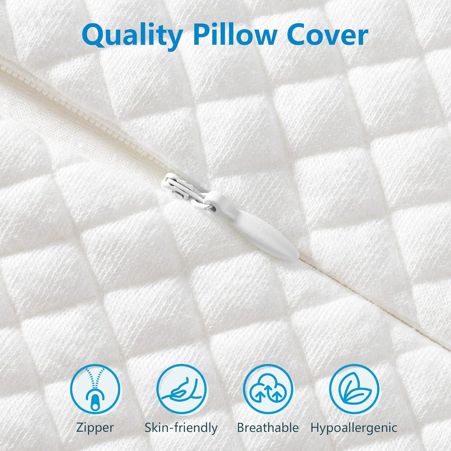 Premium Adjustable Memory Foam Pillow with Dual Height Support
