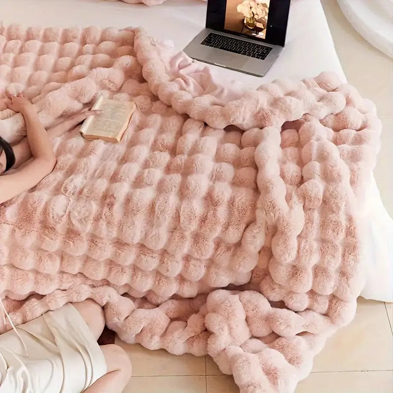 Luxury Soft Faux Fur Throw Blanket