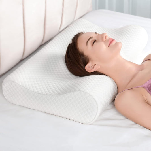 Premium Adjustable Memory Foam Pillow with Dual Height Support