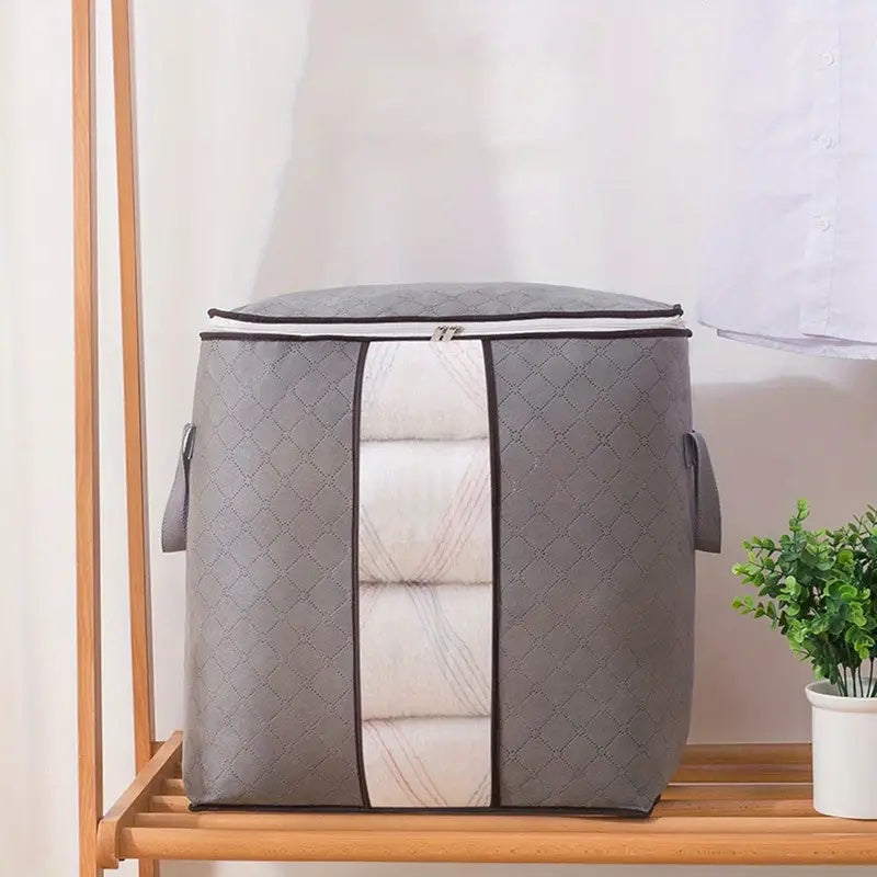 Foldable Clothes Storage Bag with See-Through Window