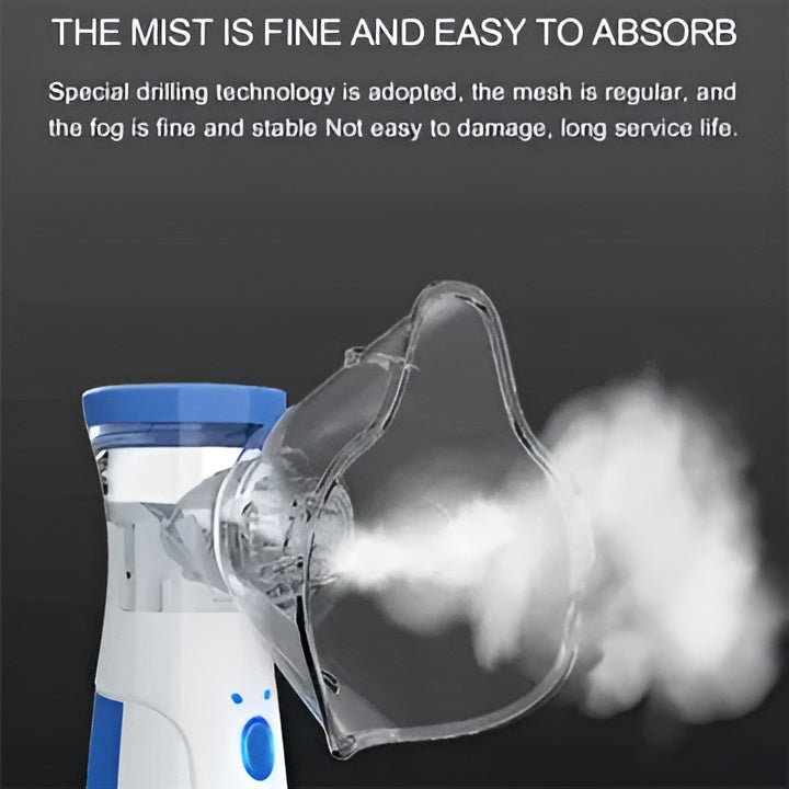 Portable Rechargeable Mini Mesh Nebulizer for Adults and Kids