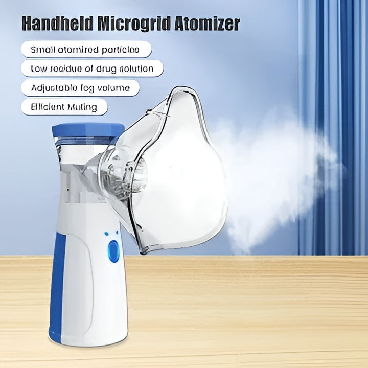 Portable Rechargeable Mini Mesh Nebulizer for Adults and Kids