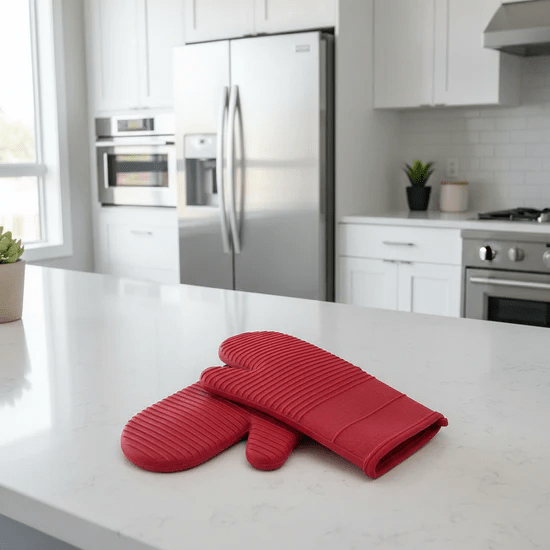 Non-Slip Heat-Resistant Silicone Oven Gloves