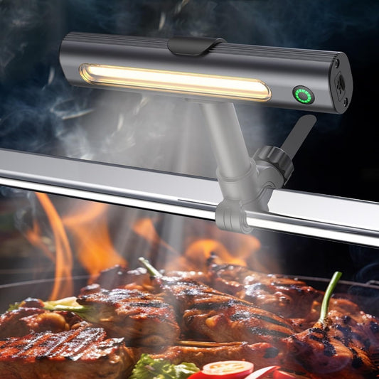 Rechargeable Magnetic BBQ Grill Light with 360-Degree Rotation and USB C Charging