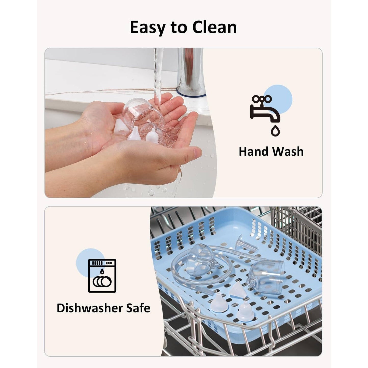 Electric Baby Nasal Aspirator with 9 Suction Levels and Night Light