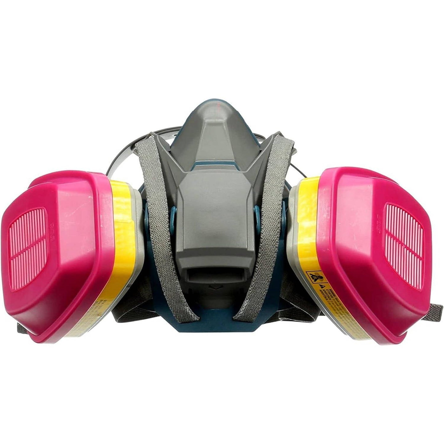 Multi-Purpose Reusable Respirator Mask with Quick Latch and NIOSH 60923 OV/AG/P100 Cartridge, Medium Size