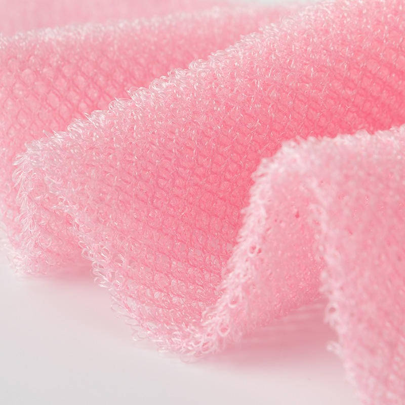 Exfoliating Shower Net Sponge with Drawstring Handles