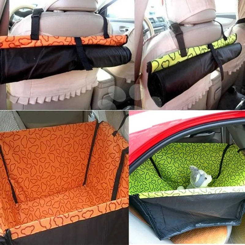 Waterproof Dog Car Seat Hammock Cover with Adjustable Straps